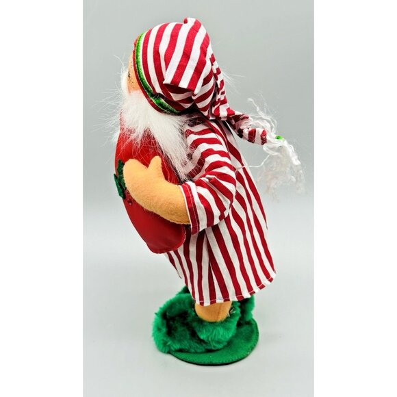 Annalee Mr Mrs Santa Claus Night Clothes Hot Water Bottle Blanket 12 inch 2006 - Picture 6 of 13